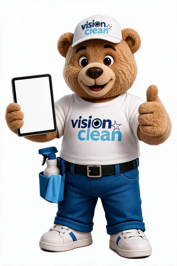 Dusty mit Tablet